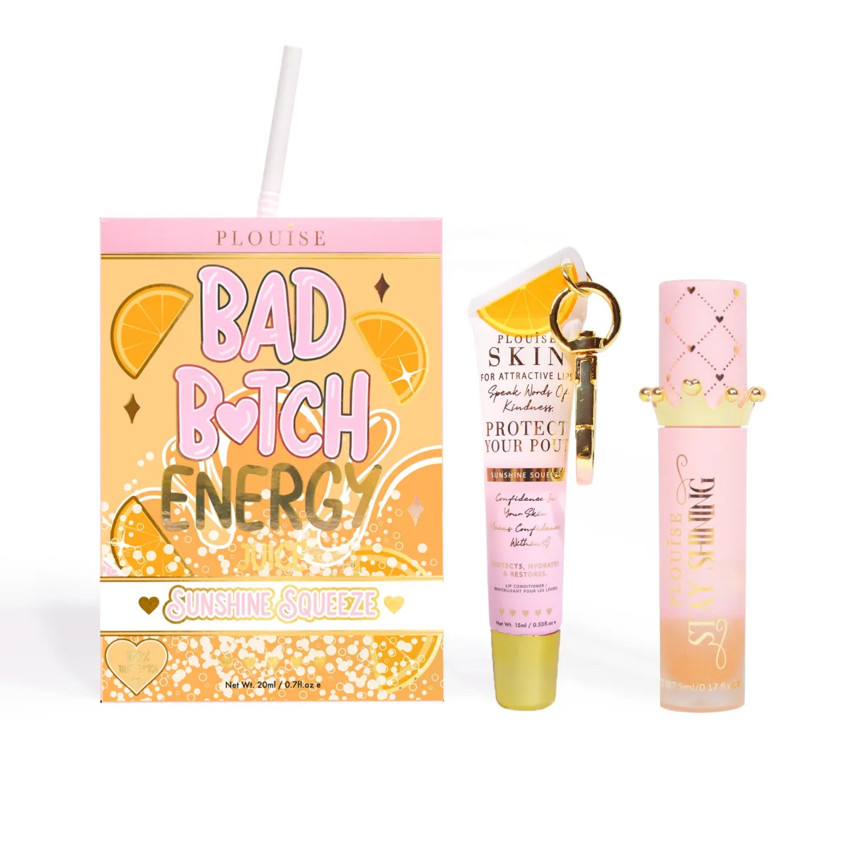 P. Louise P.Louise Bad Bitch Energy Lip Duo- Lip Oil|Lip Conditioner