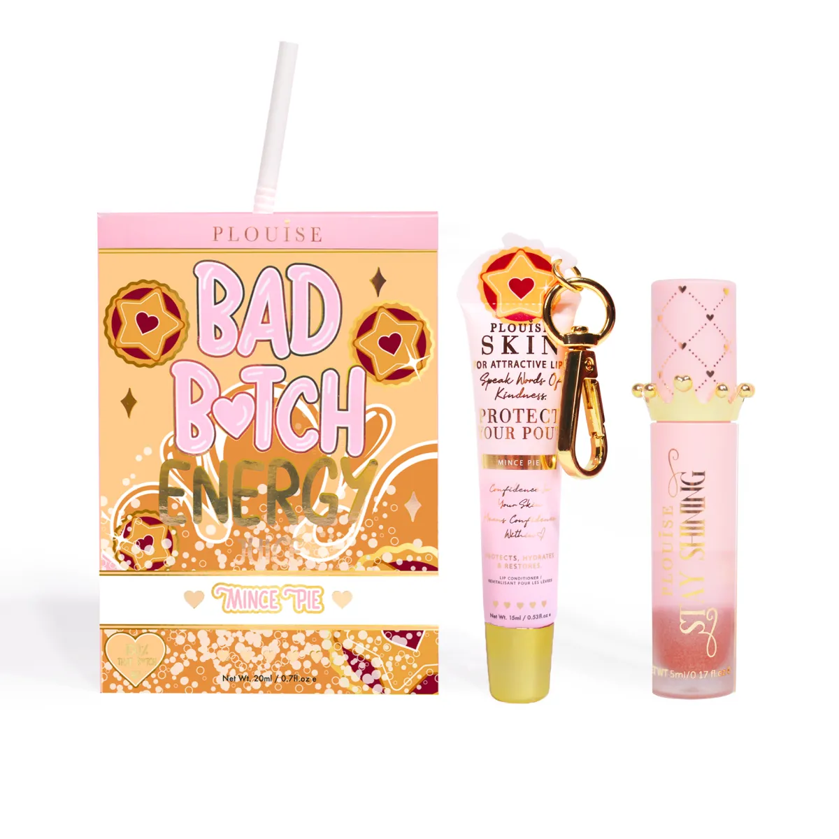 P. Louise P.Louise Bad Bitch Energy Lip Duo- Lip Oil|Lip Conditioner