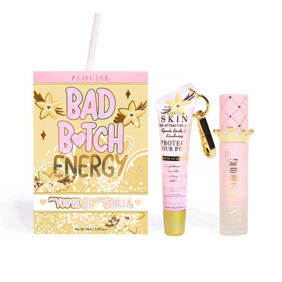P. Louise P.Louise Bad Bitch Energy Lip Duo- Lip Oil|Lip Conditioner