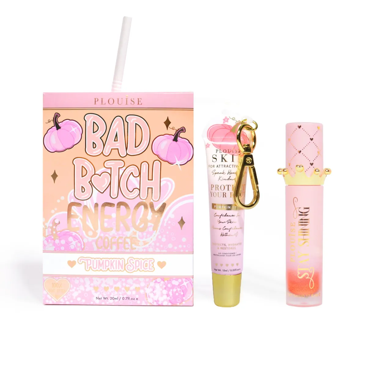 P. Louise P.Louise Bad Bitch Energy Lip Duo- Lip Oil|Lip Conditioner