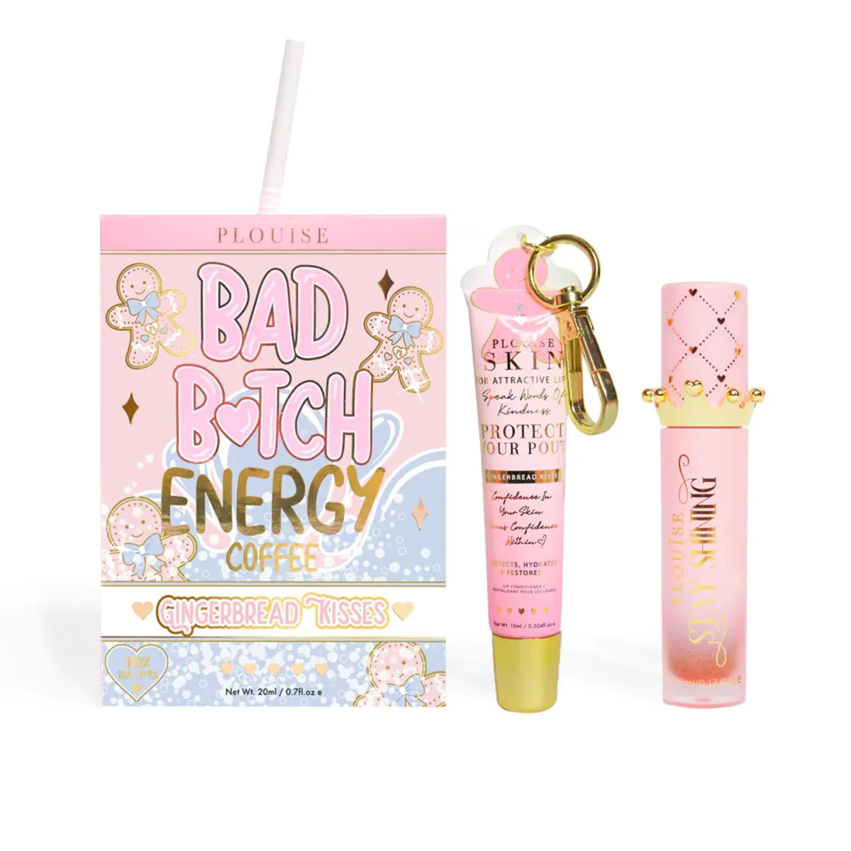 P. Louise P.Louise Bad Bitch Energy Lip Duo- Lip Oil|Lip Conditioner