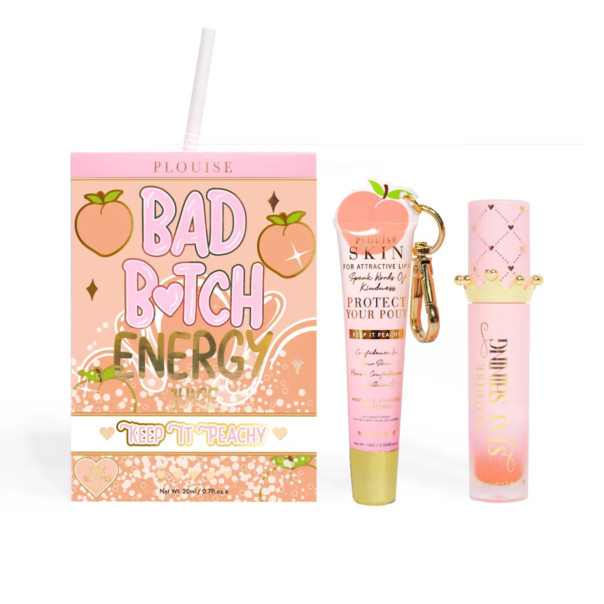 P. Louise P.Louise Bad Bitch Energy Lip Duo- Lip Oil|Lip Conditioner