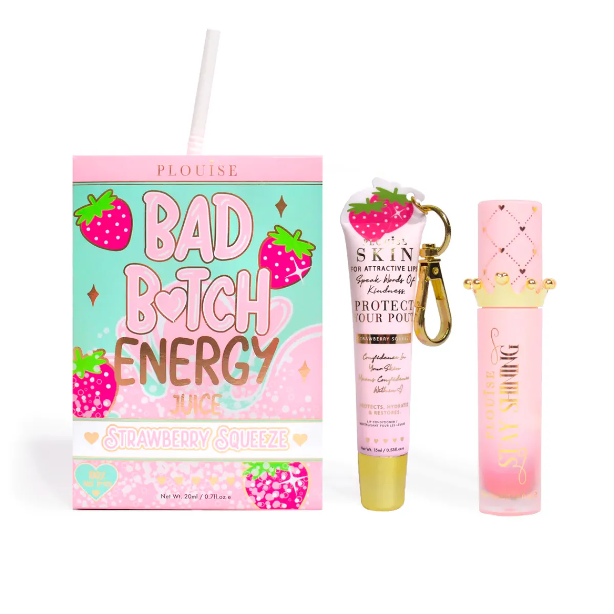 P. Louise P.Louise Bad Bitch Energy Lip Duo- Lip Oil|Lip Conditioner