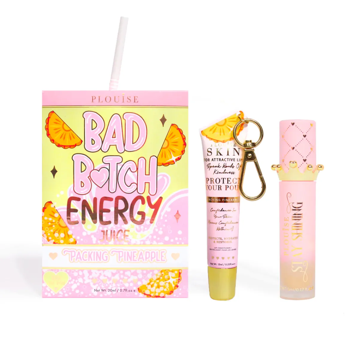 P. Louise P.Louise Bad Bitch Energy Lip Duo- Lip Oil|Lip Conditioner