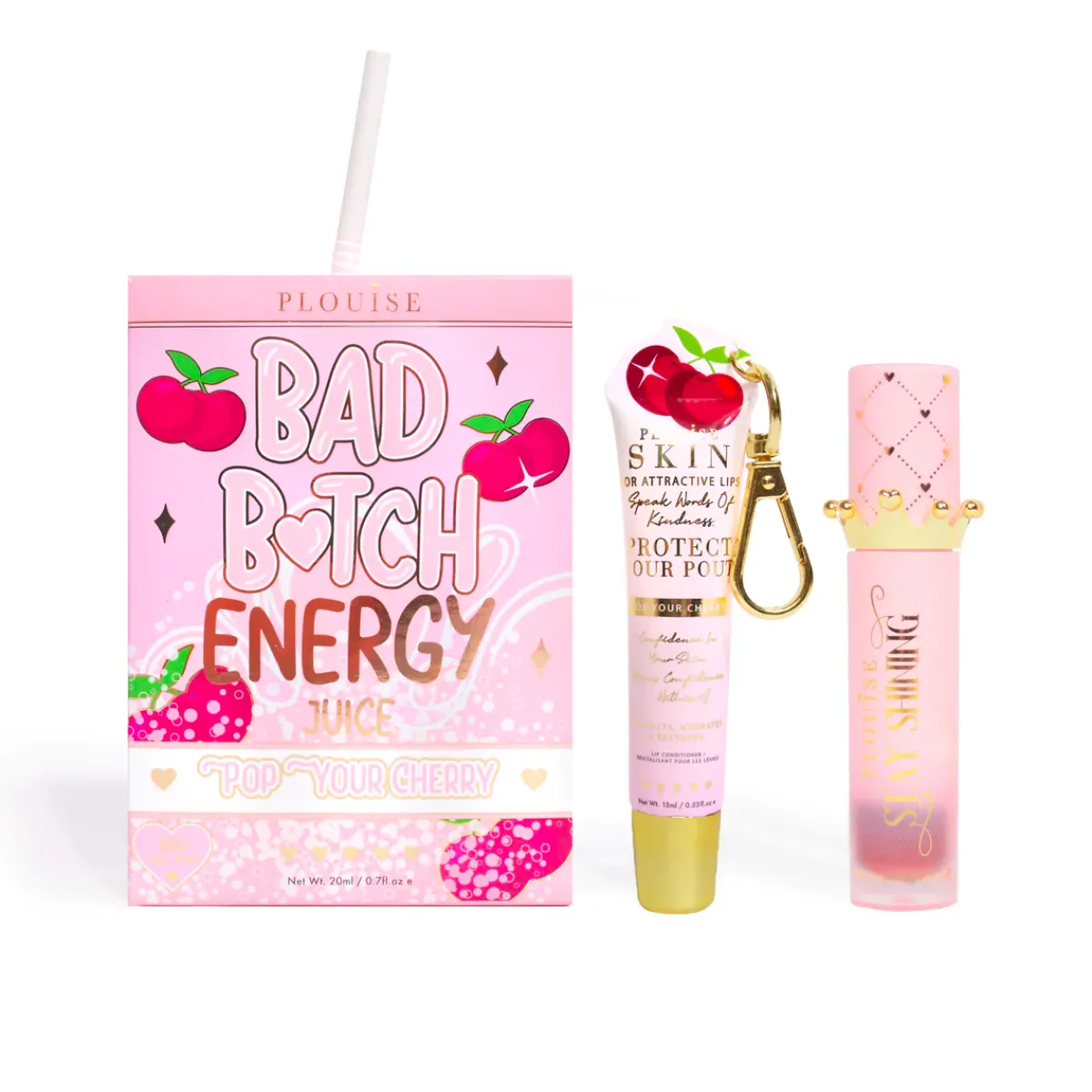 P. Louise P.Louise Bad Bitch Energy Lip Duo- Lip Oil|Lip Conditioner