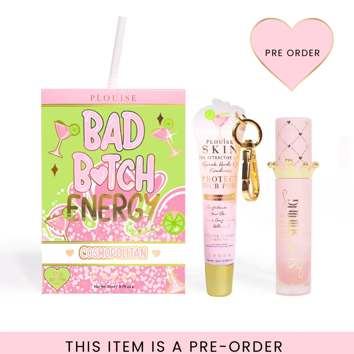 P. Louise P.Louise Bad Bitch Energy Lip Duo- Lip Oil|Lip Conditioner