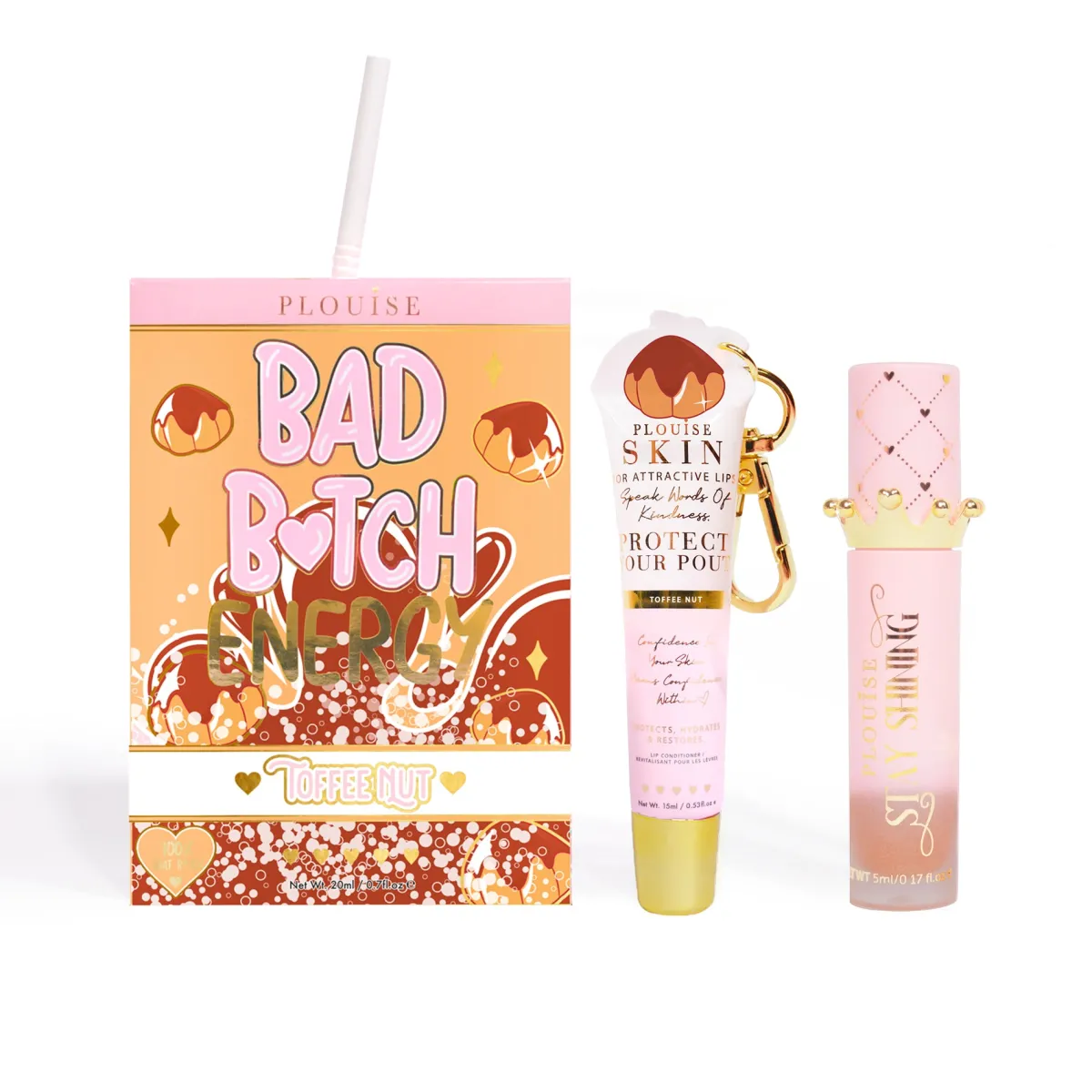 P. Louise P.Louise Bad Bitch Energy Lip Duo- Lip Oil|Lip Conditioner