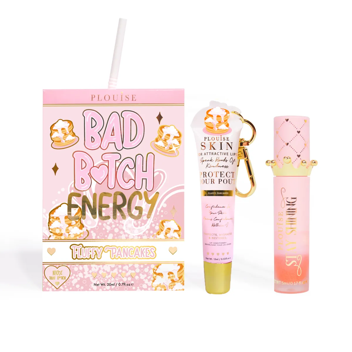 P. Louise P.Louise Bad Bitch Energy Lip Duo- Lip Oil|Lip Conditioner