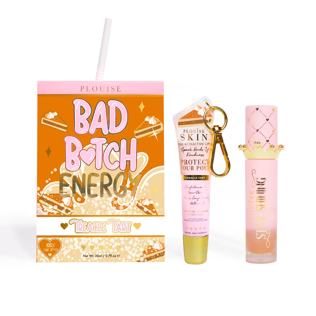 P. Louise P.Louise Bad Bitch Energy Lip Duo- Lip Oil|Lip Conditioner