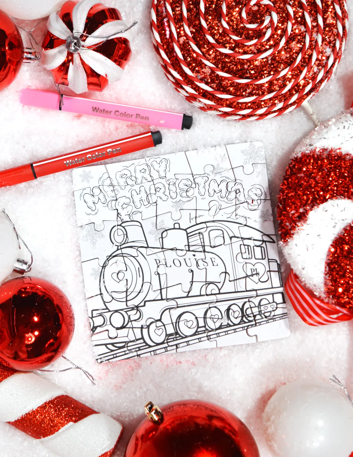 P. Louise P.Louise The Missing Piece Colouring Jigsaw Puzzles- Palettes